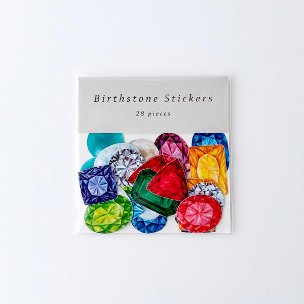 Birthstone Stickers　1袋28枚入り　【ハンドメイド】