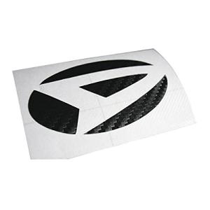 viz カーボン調エンブレムシート ムーブカスタム L150系 後期 フロント 黒 VIZ-KS-E501-B-16