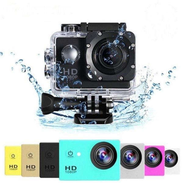 アクションカメラ ウェアラブルカメラ hd 2.0インチ 水中 防水 ヘルメット ビデオ 録画 カメ...