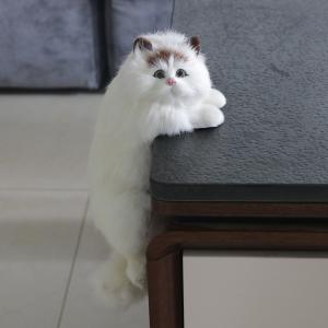 ぬいぐるみ 猫 ネコ 動物 かわいい 机 テレビ ぶら下がり ペア｜uitworld