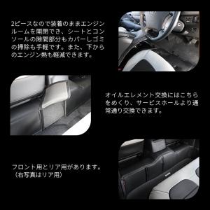 ハイエース エンジンルームカバー レザー仕様 ...の詳細画像4