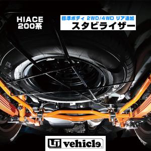 ハイエース  足廻りパーツ リア追加スタビライザー 標準ボディ用