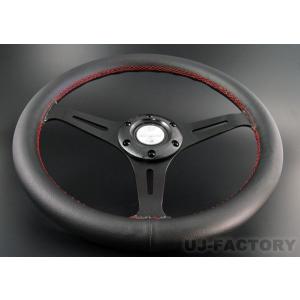 D1 SPEC ステアリング FLAT-C(フラットC) ブラックレザー D1 SPEC ステアリング FLAT-C(フラットC) ブラックレザー