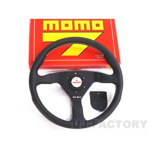 drifting momo(モモ)ステアリング  黒/赤 MOMO 正規品 DRIFTING モモ ドリフティング 35パイ ブラック