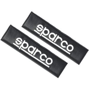 SPARCO CORSA ショルダーパッド カーボン ブラック 左右セット （SPC1206CB-J） スパルコ