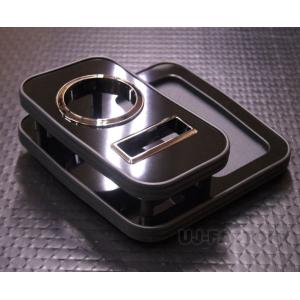 BUSSELL センタードリンクホルダーテーブル/ピアノブラック ホンダ フリード・フリードe:HE...