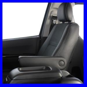 BIG DIPPER エクストラアームレスト 12段階角度調整可能  ブラックレザー《運転席用≫ TOYOTA ハイエース H200 ワイドボディ