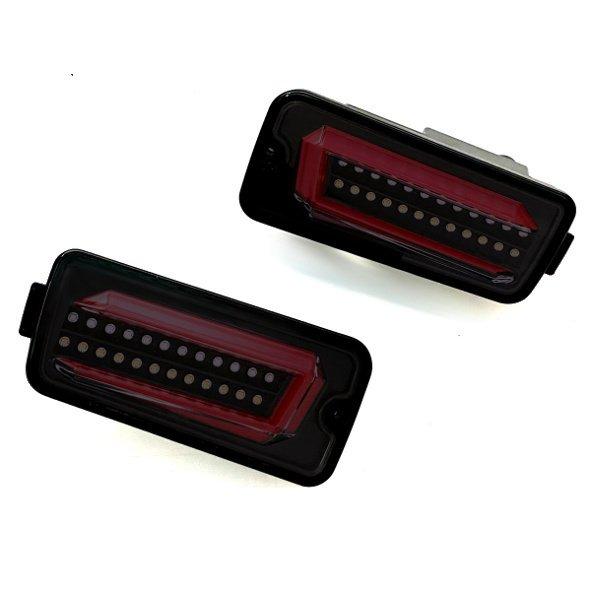 【クリアワールド】フルLEDテール 流れるウインカー スモークレンズ/インナーブラック ◆ SUBA...