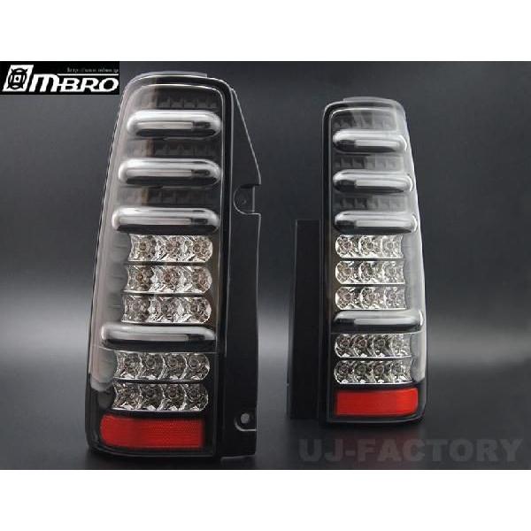 MBRO LED サンダーテールランプキット ブラックリム LEDテールランプ ジムニー/JIMNY...