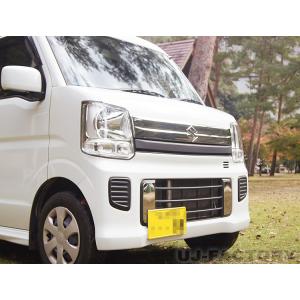 購入者様　確定 スズキ エブリィワゴン DA17W フロントバンパー　美品 エブリィワゴン DA17W フロントバンパーガーニッシュ 塗装済 LS