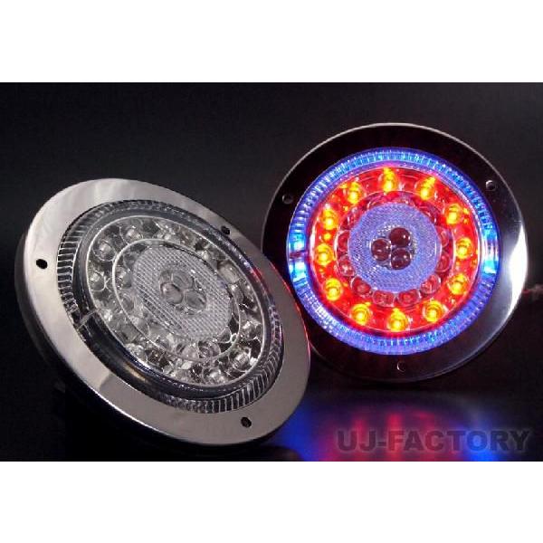 高級 クリスタル / LEDテールランプ 激光！12V　1個