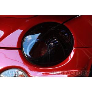 ☆コペン L880K用 テールレンズカバー☆ ライトスモーク 左右セット