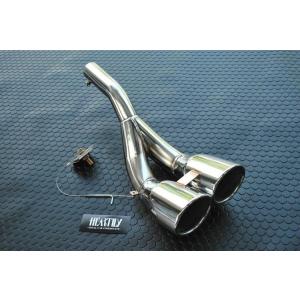 【HEARTILY/ハーテリー】SUS304 ステンレス製 / マフラーピース ◆ エブリィワゴン/...