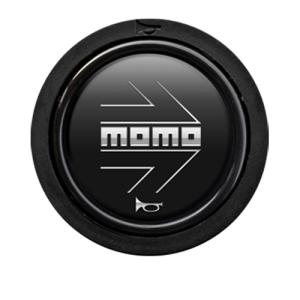 momo正規品 MOMO ホーンボタン アロー マットブラック / ARROW MATT BLACK HBR-02 クリックポスト可｜株式会社 UJ-FACTORY
