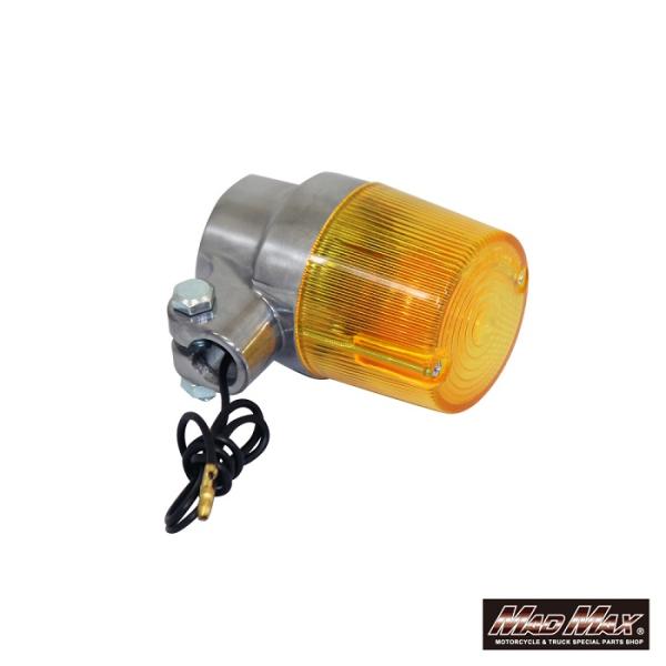 MAD MAX 汎用 丸型 ヨーロピアンウインカー イエロー 1個 (20-1390PLLYE)  ...