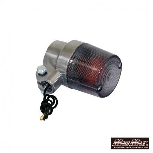 MAD MAX 汎用 丸型 ヨーロピアンウインカー スモーク 1個 (20-1390PM)  高品質...