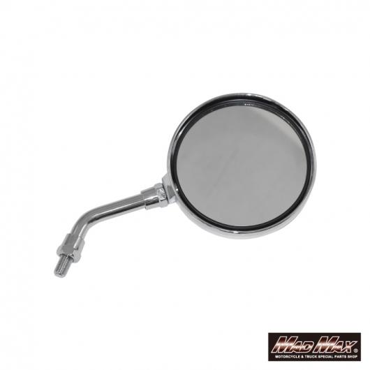 MAD MAX バイク用 汎用 Z2タイプミラー ベリーショートステー メッキ 10mmネジ用 1本...