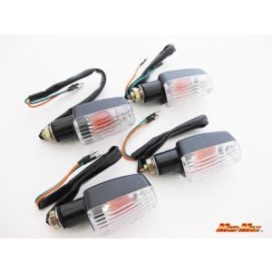 MAD MAX CB400SF タイプ ミニウインカー4個セット ブラック/クリア (MM11-00...