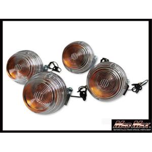 CB ウインカー 汎用 クリア 新品 4個 ホーク CB500F CB400f CB750four