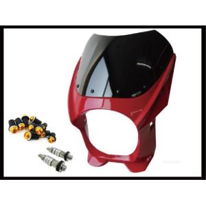MADMAX 180φ ビキニカウル レッド M8取付+スクリーンボルト ゴールド付属 M8-DZY...