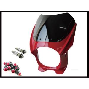 MADMAX 180φ ビキニカウル レッド M8取付+スクリーンボルト レッド付属 M8-DZY2...