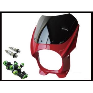 MADMAX 180φ ビキニカウル レッド M8取付+スクリーンボルト グリーン付属 M8-DZY...