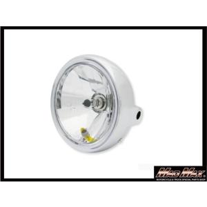 MADMAX 汎用タイプ HONDA ホーク2 160φ マルチリフレクターヘッドライト クリア/メ...