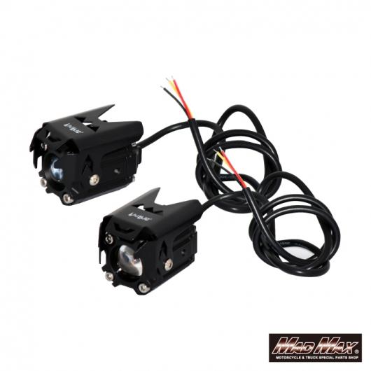 MADMAX 汎用 フォグランプ 12-24V対応 15W 3000LM 発光色切替 ホワイト/イエ...