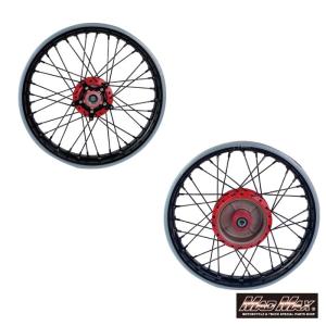 MAD MAX スーパーカブ50 スポーク＆ニップルSET フロント 17インチ