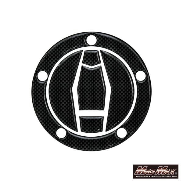 MAD MAX カワサキ ZX-10R/RR（2016年-） タンクキャップステッカー カーボンルッ...