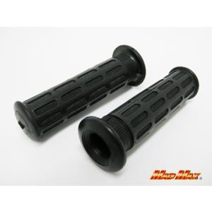 MADMAX CBX400Fタイプ グリップ ブラック 7/8インチ 22.2mm ハンドル用 (H...