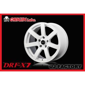 ORIGIN Labo. オリジン DRF-X7 アルミホイール/18×9J-5Ｈ +30 ホワイト 1本 / 7本スポーク・コンケイヴスタイル (DRF-X7-1890P30-WH)｜uj-factory