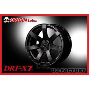 ORIGIN Labo. オリジン DRF-X7 アルミホイール/18×9.5J-5Ｈ ±0 グロスブラック 2本セット /  7本スポーク・コンケイヴスタイル (DRF-X7-1895P0-BK)｜uj-factory