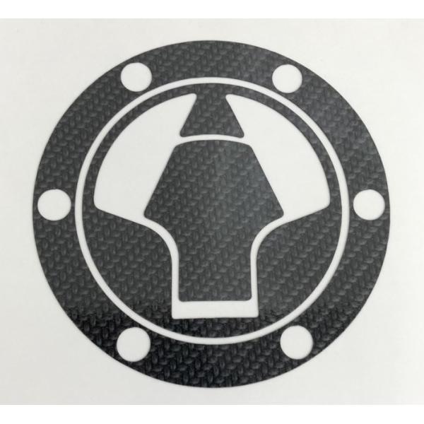 本物カーボン使用！ハセプロ マジカルアートシートNEO バイク・タンクキャップ用 KAWASAKI ...