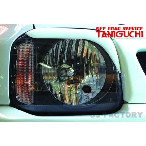 ジムニー JB23用 ヘッドライト アイライン ガーニッシュ ツリ目 激オコ