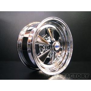 【全国送料無料！】SS CHROME クレーガータイプ 復刻版 /15inch×8.0J（15インチ×8J）±0 114.3/5H  ×2本セット　オールアルミ製｜uj-factory