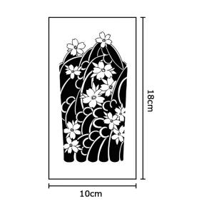 タトゥーシール 桜 波 刺青シール 和柄 フェ...の詳細画像3