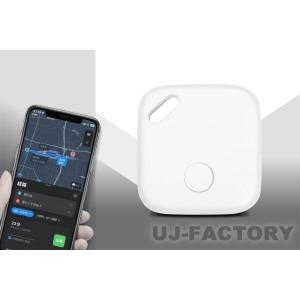 Apple社認証品/iPhone専用 SMART SEARCH TAG（スマートサーチタグ）ホワイト 1個 エアタグ AIR TAG エアータグ スマートタグ｜uj-factory