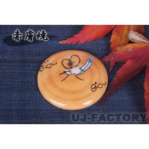 奈良 赤膚焼】 奈良絵（銘々皿）(5枚セット) めいめいざら 陶器 焼き物
