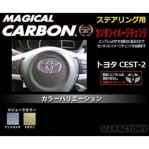 【DM便対応】ハセプロ ◆マジカルカーボン エンブレム◆ ステアリング用 《マジョーラカラー》 ヴィ...