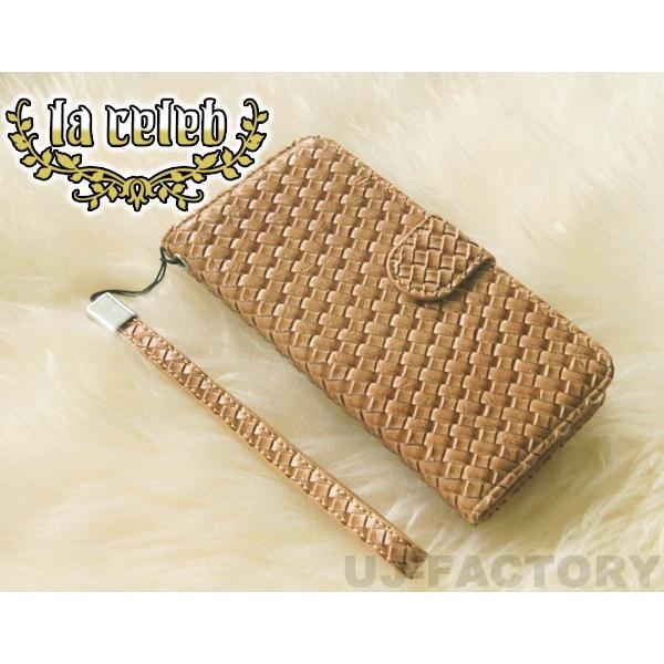 【定形外対応】 La Celeb ★iPhone6/iPhone6s対応ケース★ 手帳型　レザースマ...