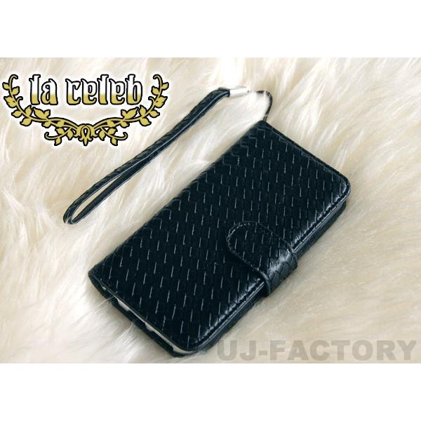 【定形外対応】 La Celeb ★iPhone6/iPhone6s対応ケース★ 手帳型　レザースマ...