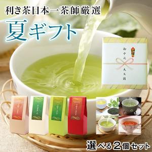 お中元 ギフト お茶 全4種類から2個選べる 宇治水出し緑茶ティーバッグ 宇治深蒸し茶 京都南山城紅茶ティーバッグ 京都宇治煎茶ティーバッグ 日本茶｜ujicha-marumataen