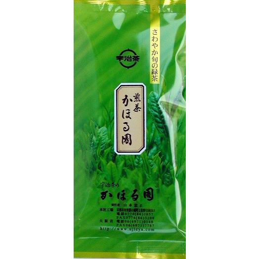 宇治 煎茶 かほる園 100g 詰 宇治茶 京都産 緑茶 茶葉 国内産