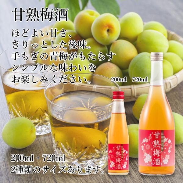 【1箱20本入り】甘熟梅酒 200ml