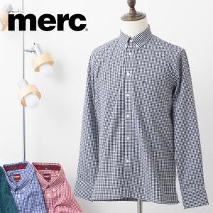 メルクロンドン Merc London ギンガムチェック 長袖シャツ 5色 メンズ モッズファッション｜ukclozest