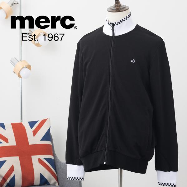 メルクロンドン トラックジャケット ジャージ スカチェック Merc London アウター 長袖 ...