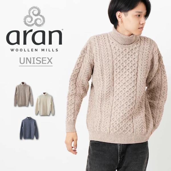 ARAN WOOLLEN MILLS アラン ウーレンミルズ タートルネックセーター ユニセックス ...