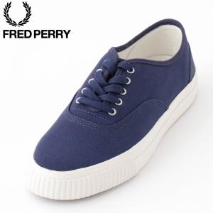 フレッドペリー Fred Perry シューズ 20SS スニーカー バーソンキャンバス  フレンチネイビー メンズ ギフト トラッド｜ukclozest