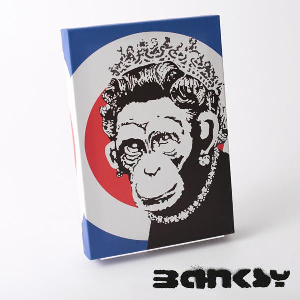 BANKSY CANVAS ART SMALL キャンバス アートファブリックパネル スモール  "...